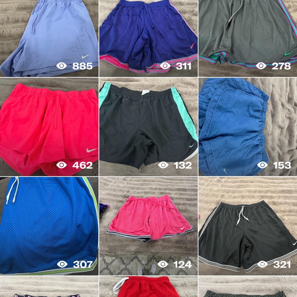 Nike Vibrant Athletic Shorts Collection